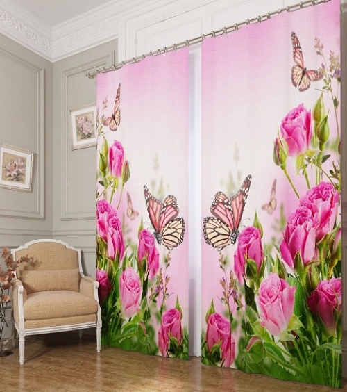 Фотошторы с печатью 3d Антенае
