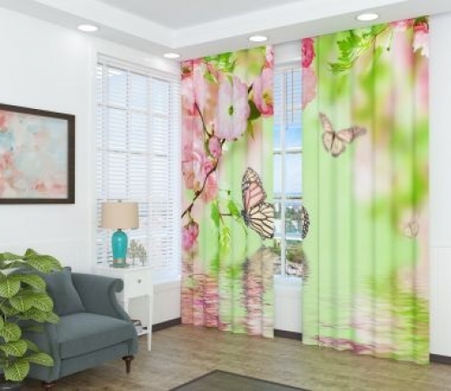 Фотошторы с печатью 3d Весеннее настроение