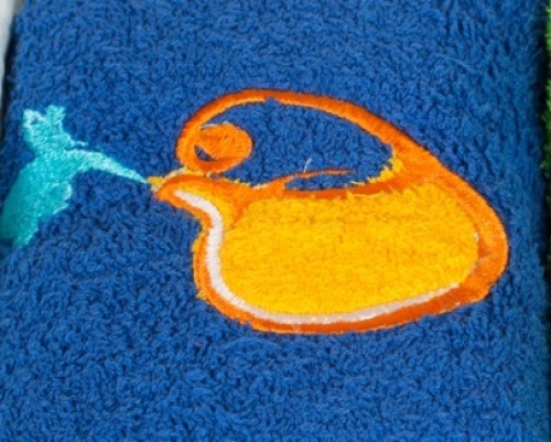 Набор кухонных полотенец в корзине 0512