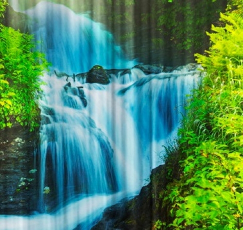Фотошторы 3d Горная река