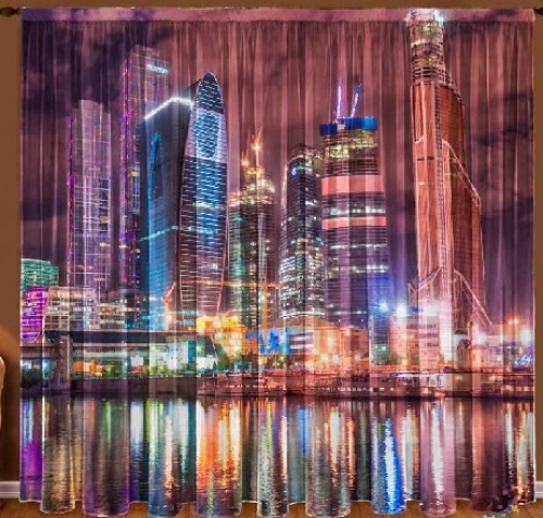 Фототюль Деловой центр Москвы