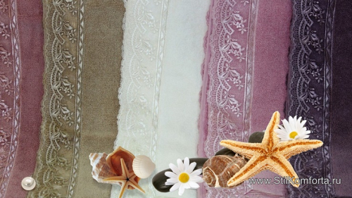 Коврик для ванной с кружевом Рена