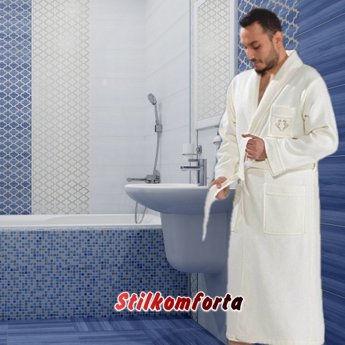 Халат мужской махровый Квадро