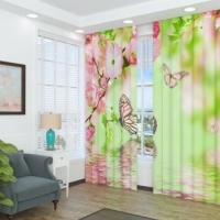 Фотошторы с печатью 3d Весеннее настроение