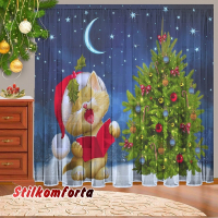 Новогодние шторы / тюль Романс